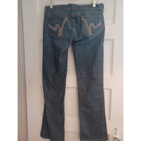 Citizens of Humanity Kelly #001 jeans low waist bootcut womens 29 embroidery - Picture 5 of 11